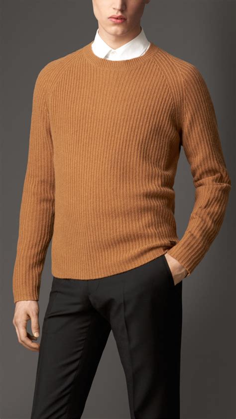 burberry mens beige sweaters|burberry cashmere sweater men's.